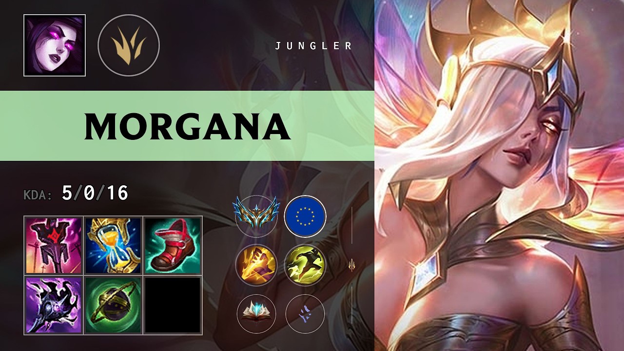 Morgana Jungle vs Jarvan IV - EUW Challenger Patch 26.11