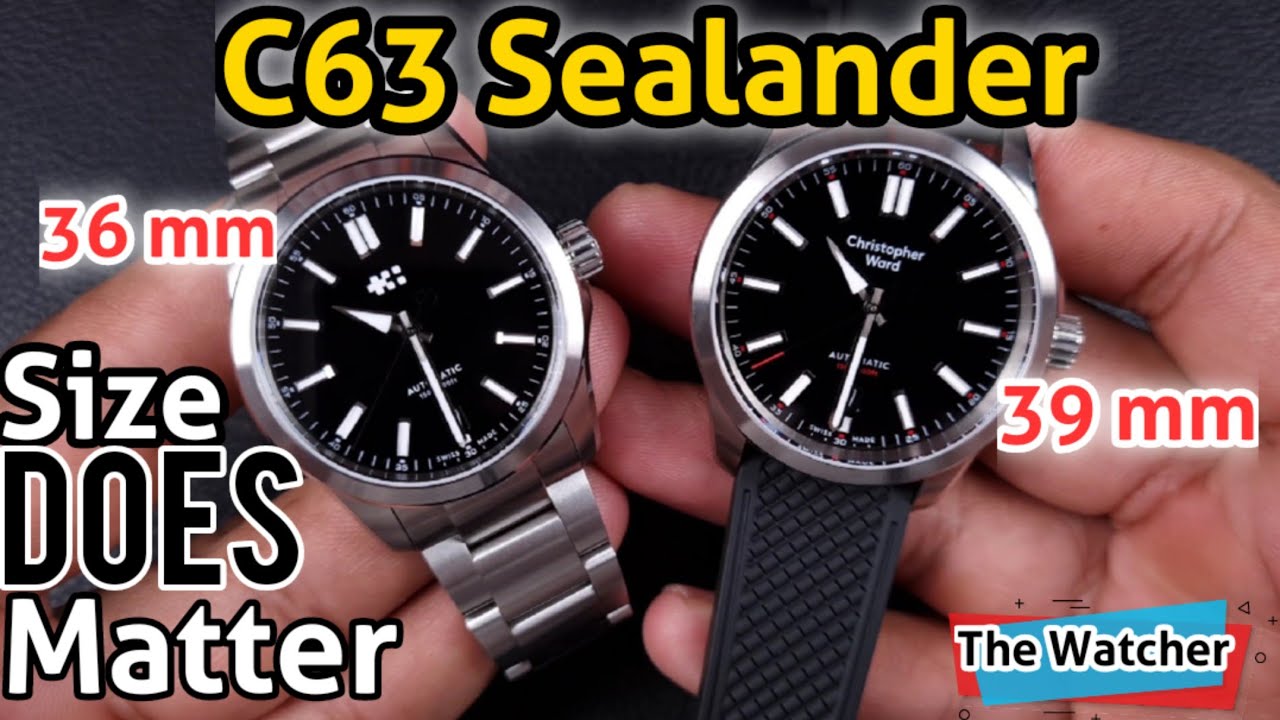 CW Sealander 36 мм против 39 мм | Какой из них лучше? | Сравнение | The Watcher