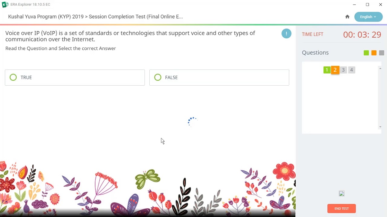 CIT Session 103 End Test || Kushal Yuva Program