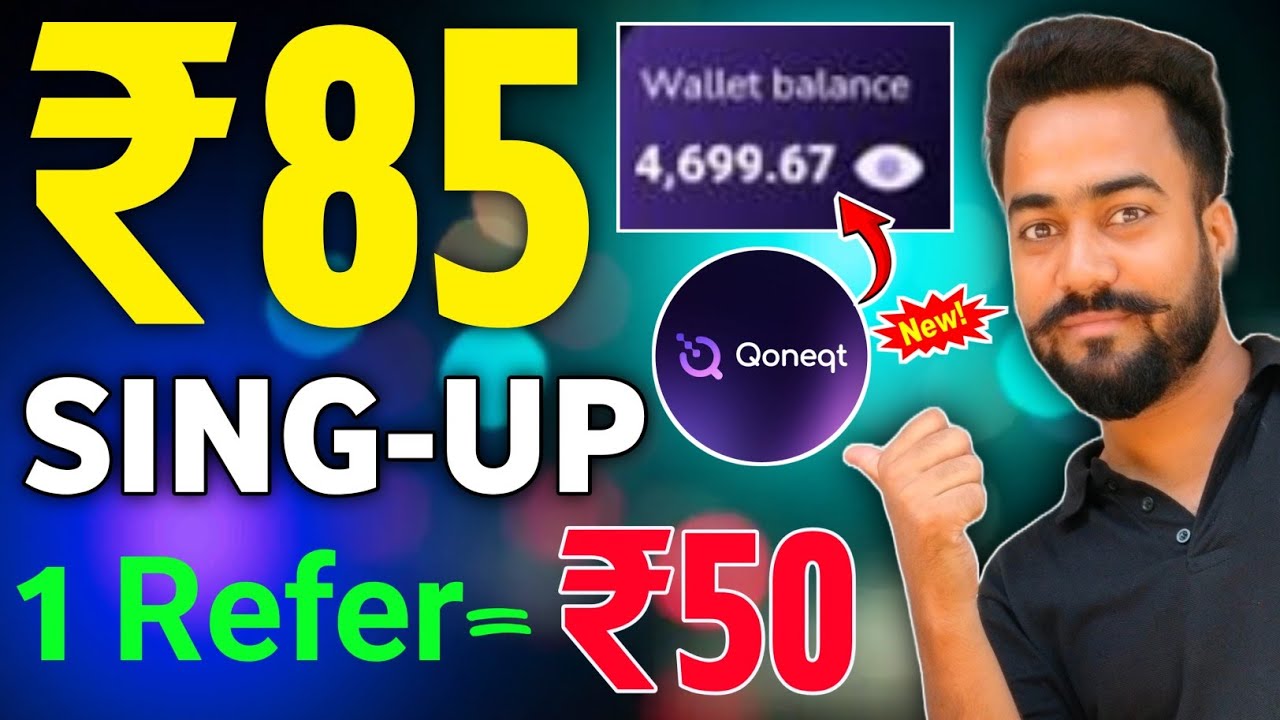 Qoneqt Refer And Earn Offer Flat ₹90🔥 Cashback | New Refer And Earn Offer | New Cashback App Today