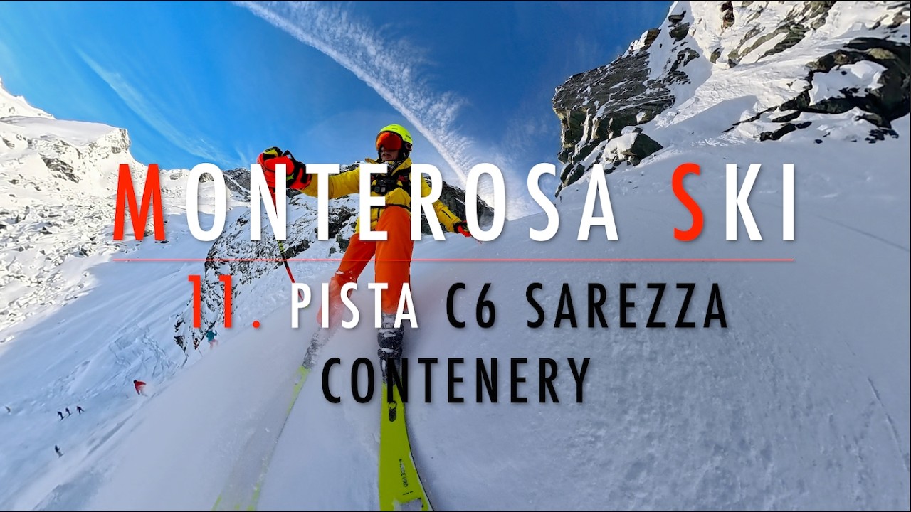 4K 🔴 MONTEROSA SKI 🔴 11. C6 Sarezza Contenery (nera) 🔴 Day 5 🔴 Insta360 Ace Pro 2 e X5 🔴 13.2.2026