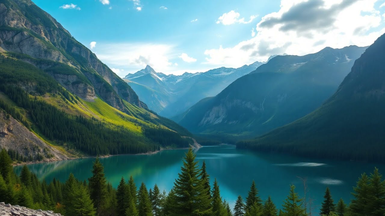 4K Nature Scenes &ndash;  Forests, Rivers & Landscapes | TV Background With  No Sound