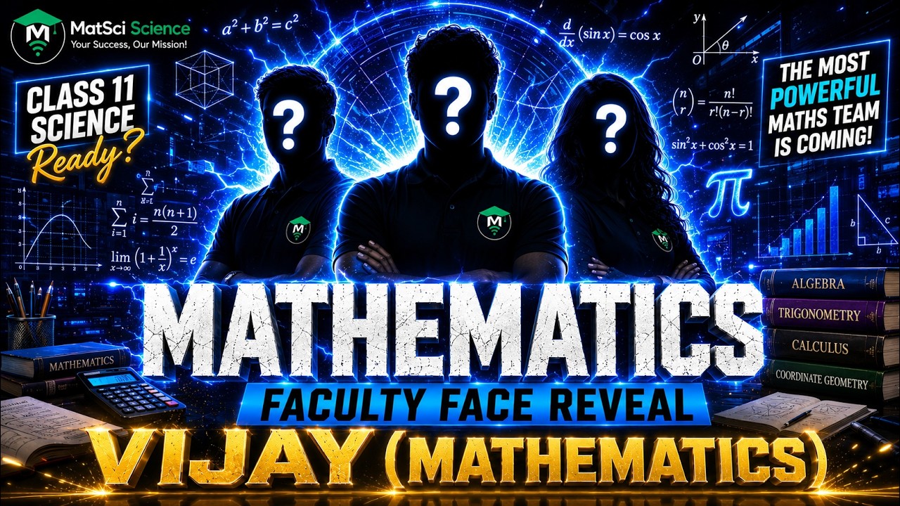 MATHEMATICS FACULTY FACE REVEAL 🔥 | VIJAY (Science) Batch | +2 1st Year CHSE Odisha | MatSci Science