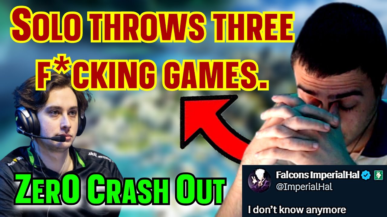 Zer0 Crashes out on ImperialHal after throwing 3 games in ALGS Pro League | Apex Legends