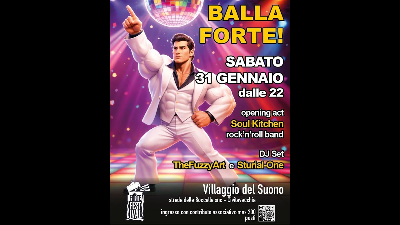 Balla FORTE! 31 gennaio 2026, Villaggio del Suono