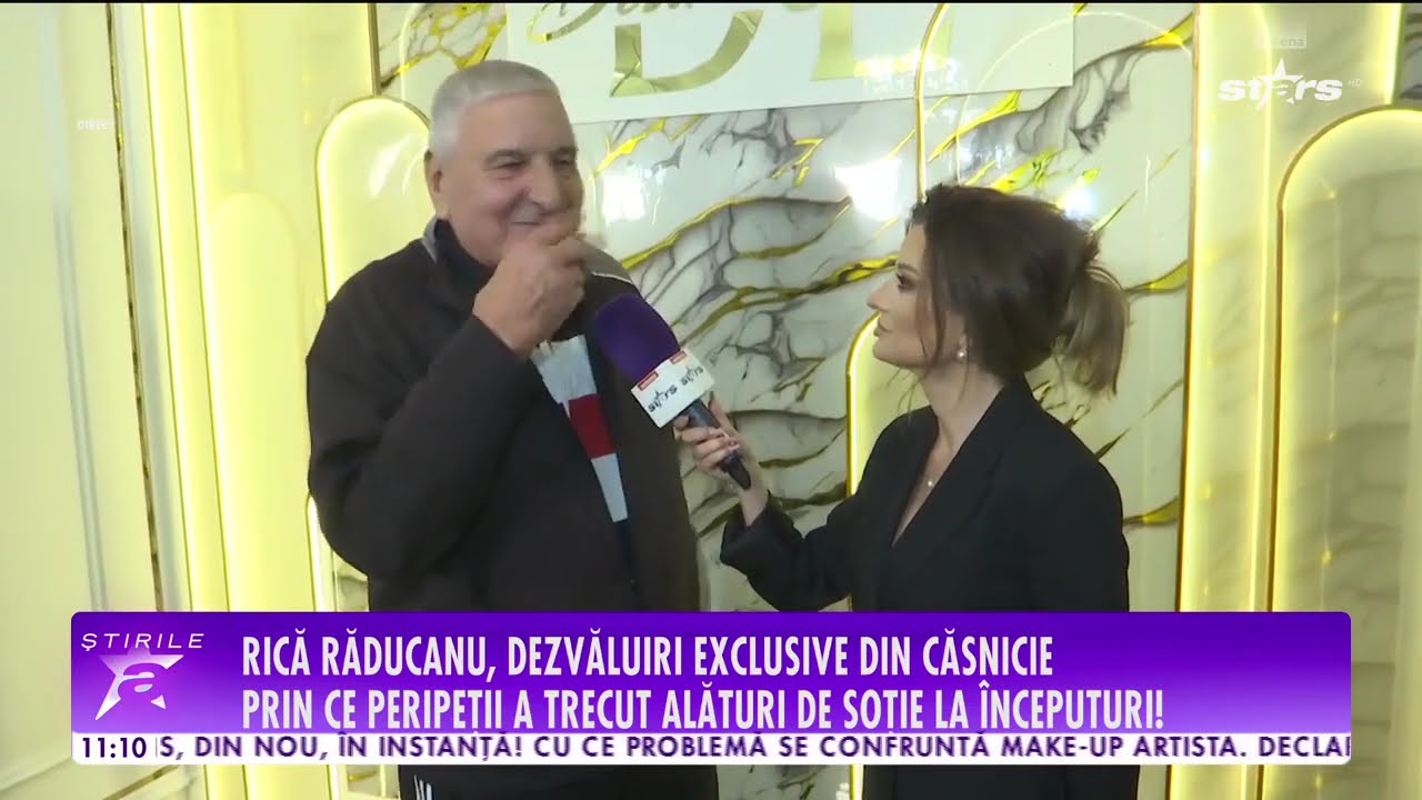 Rică Răducanu, dezvăluiri exclusive din căsnicie! Prin ce peripeții a trecut alături de soție la înc