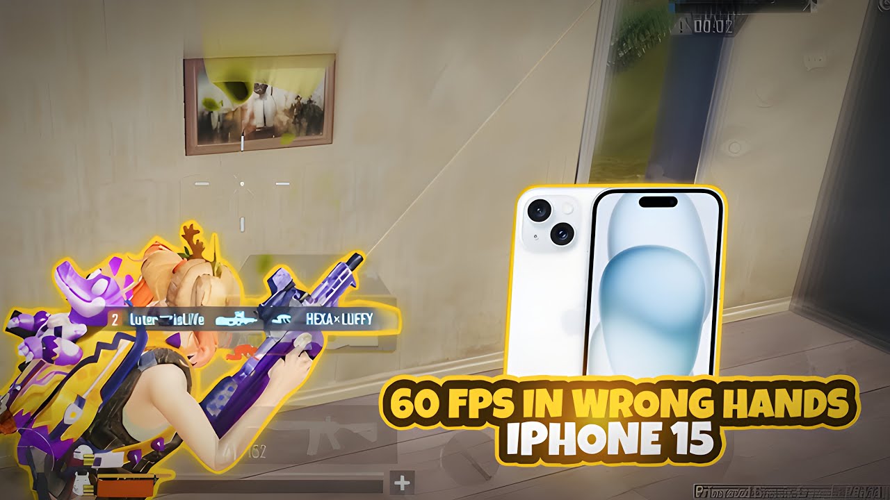 60 FPS IN WRONG HANDS 🔱 IPHONE 15