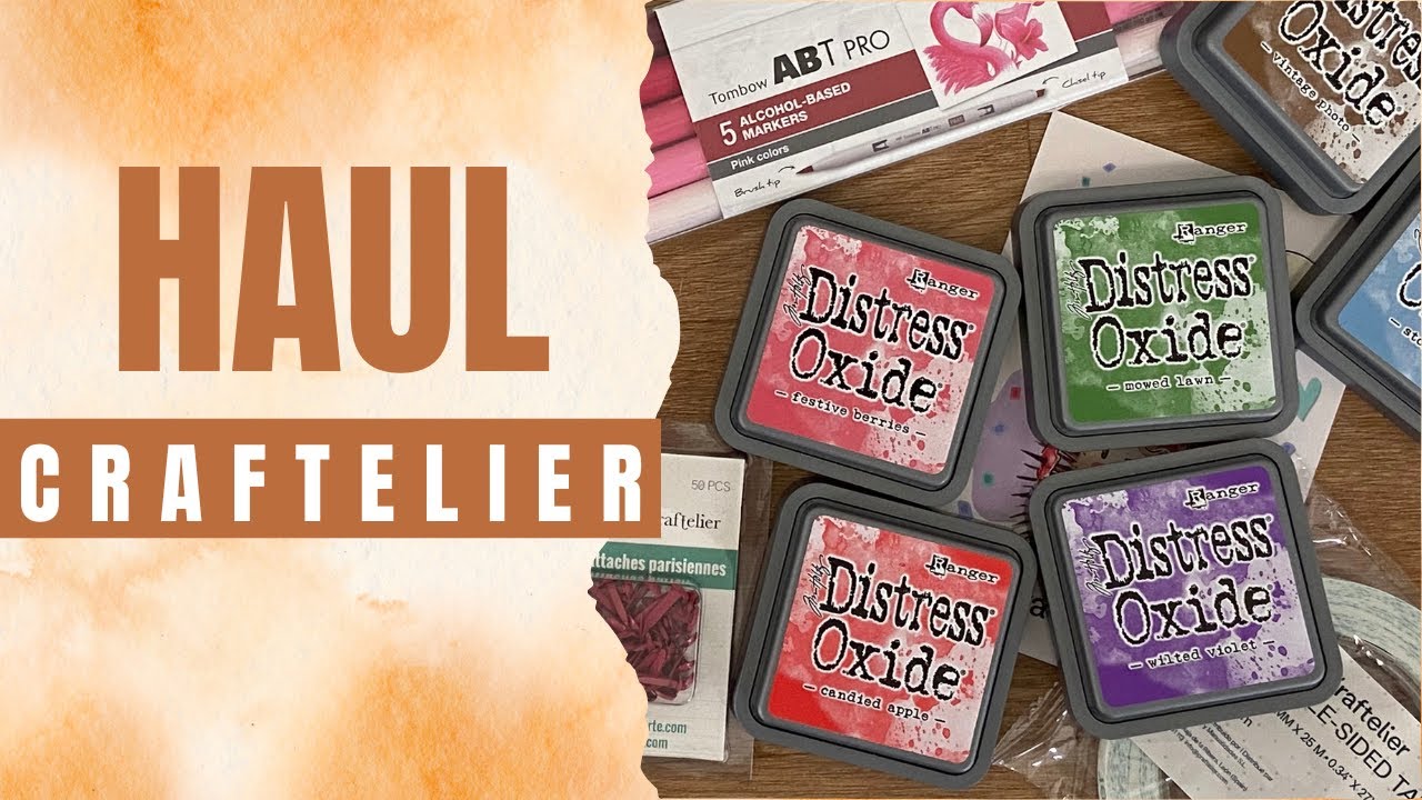 HAUL CRAFTELIER : encore des encres Distress Oxide