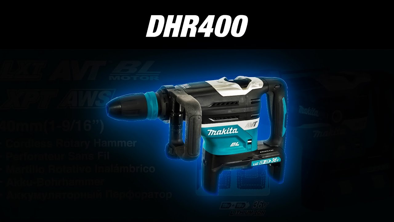 Makita DHR400 36v перфоратор от Макита  АККУМУЛЯТОРНЫЙ АНАЛОГ СЕТЕВОГО!!!