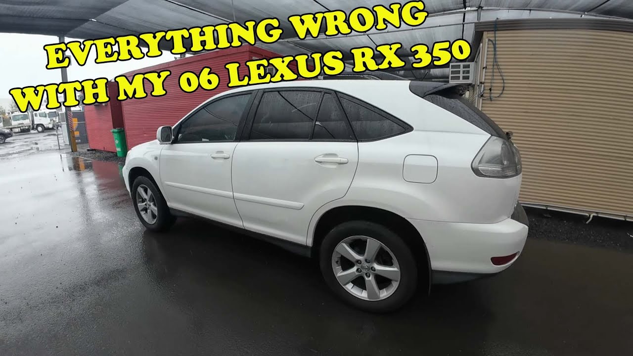 PROBLEMS with my 20 Year old Lexus RX 350 AWD