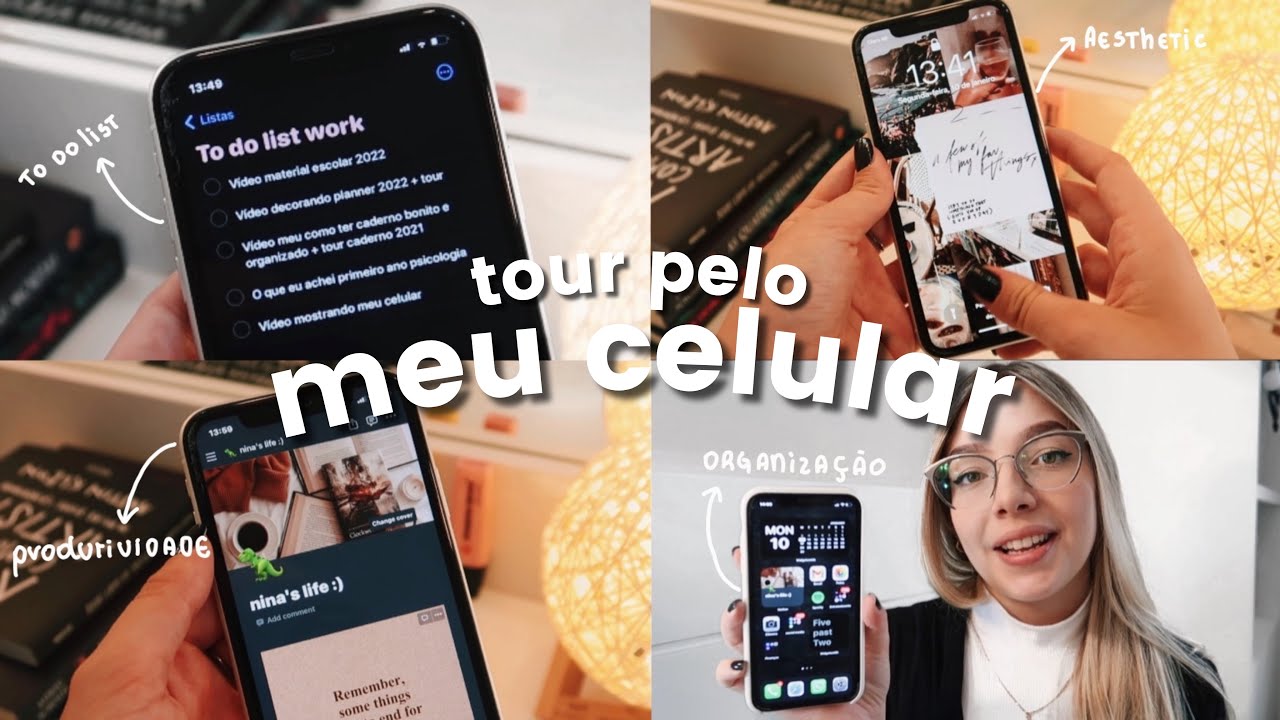 TOUR PELO MEU CELULAR 2022 📲 como usar o celular ao seu favor✨#organização