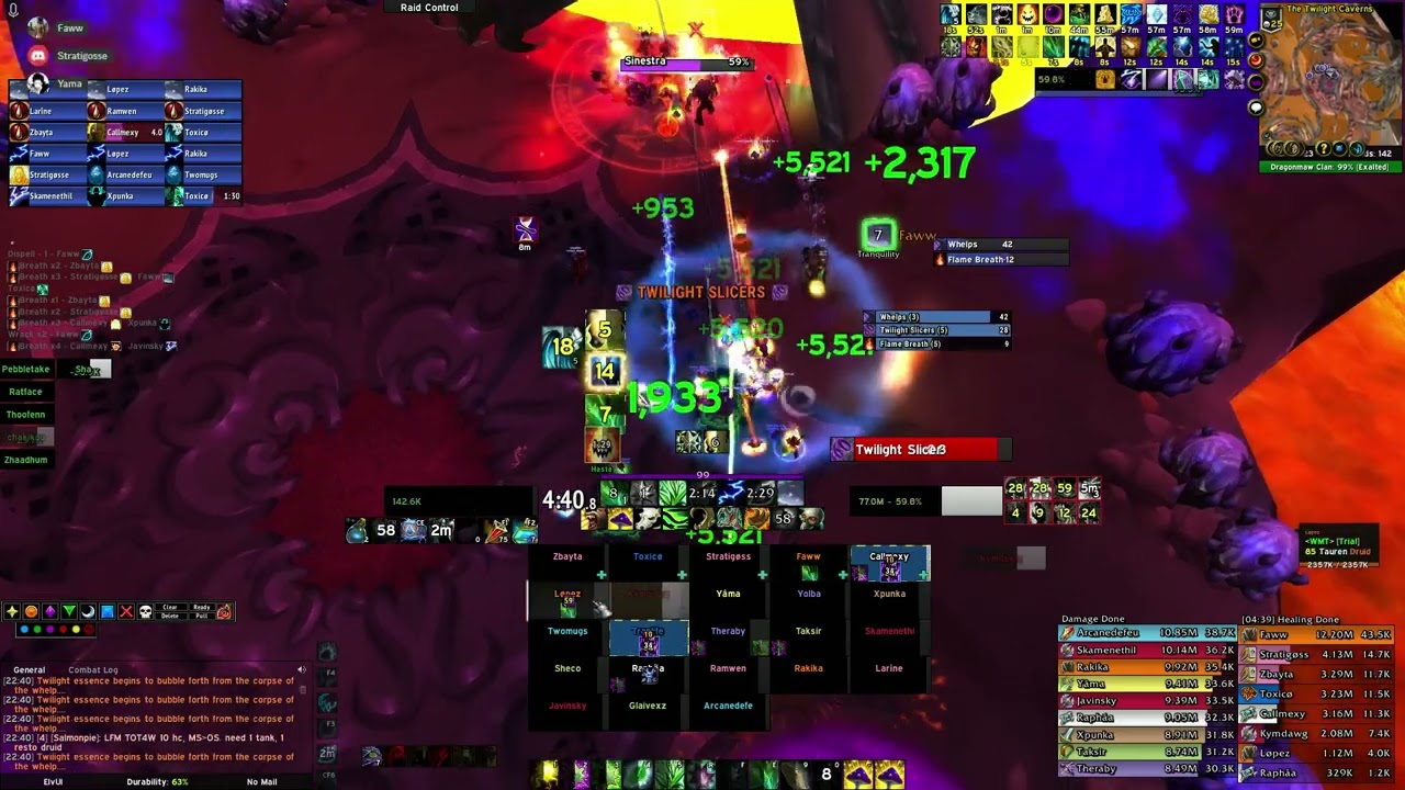 Sinestra 25 HC Resto Druid POV - Watch Me Try - Classic Cataclysm