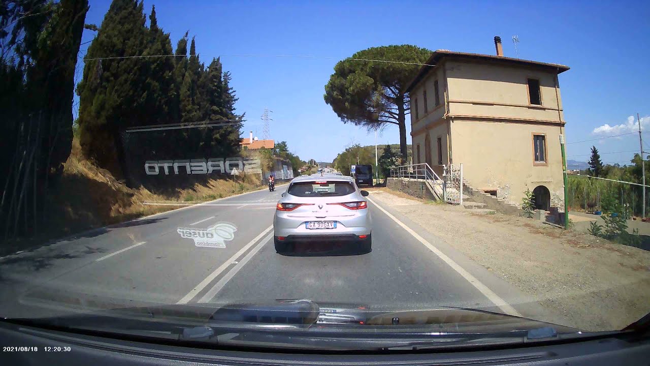 Tamponamento ripreso dalla DashCam