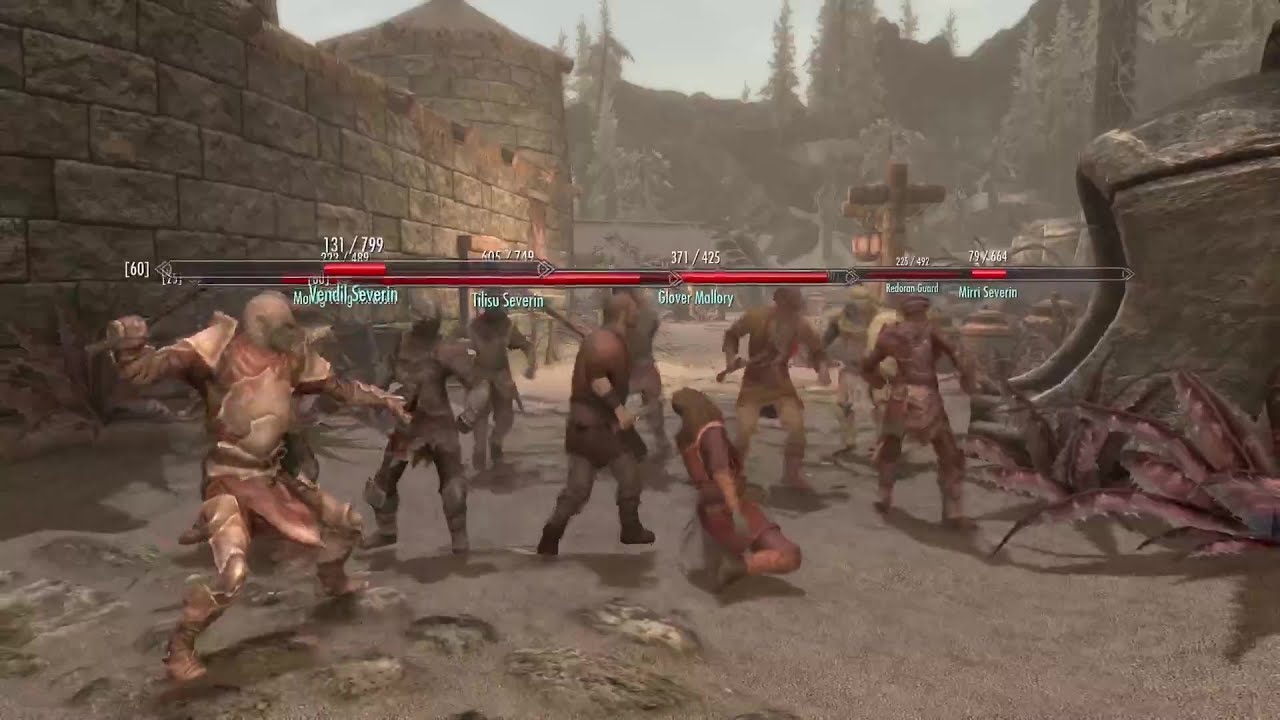 Skyrim Battles - Raven Rock Raid - Vendil Severin Family & Morag Tong