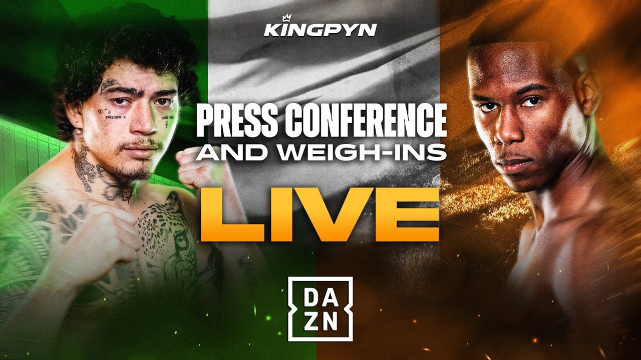 KING KENNY VS. WHINDERSSON NUNES | KINGPYN SEMI-FINALS PRESS CONFERENCE & WEIGH IN LIVESTREAM