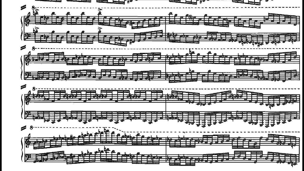 Aram Khachaturian - Concerto Rhapsody for Piano and Orchestra (1967) [Score-Video]