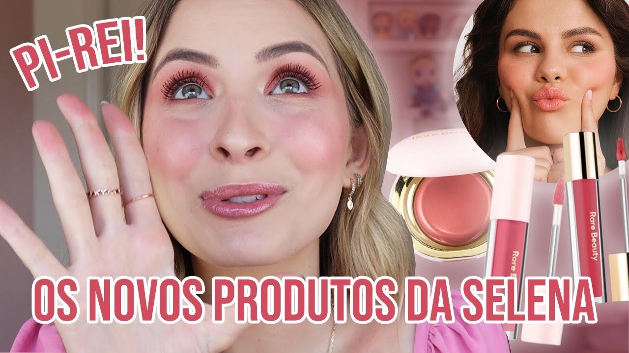 LANÇAMENTOS DA SELENA GOMEZ - STAY VULNERABLE (BLUSH, SOMBRA E GLOSS) RARE BEAUTY | FERNANDA TUMAS