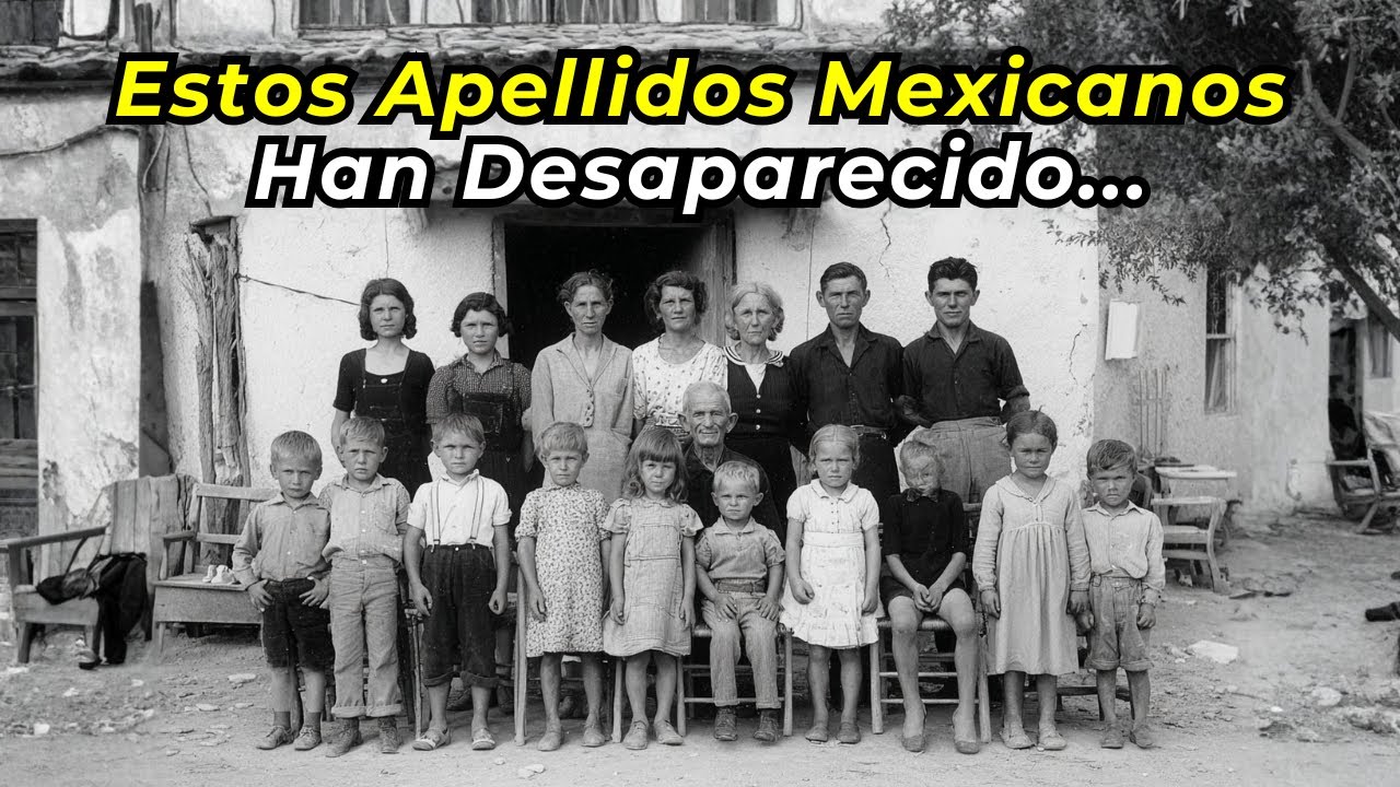 20 Apellidos Mexicanos Que Están a Punto de Desaparecer 😢