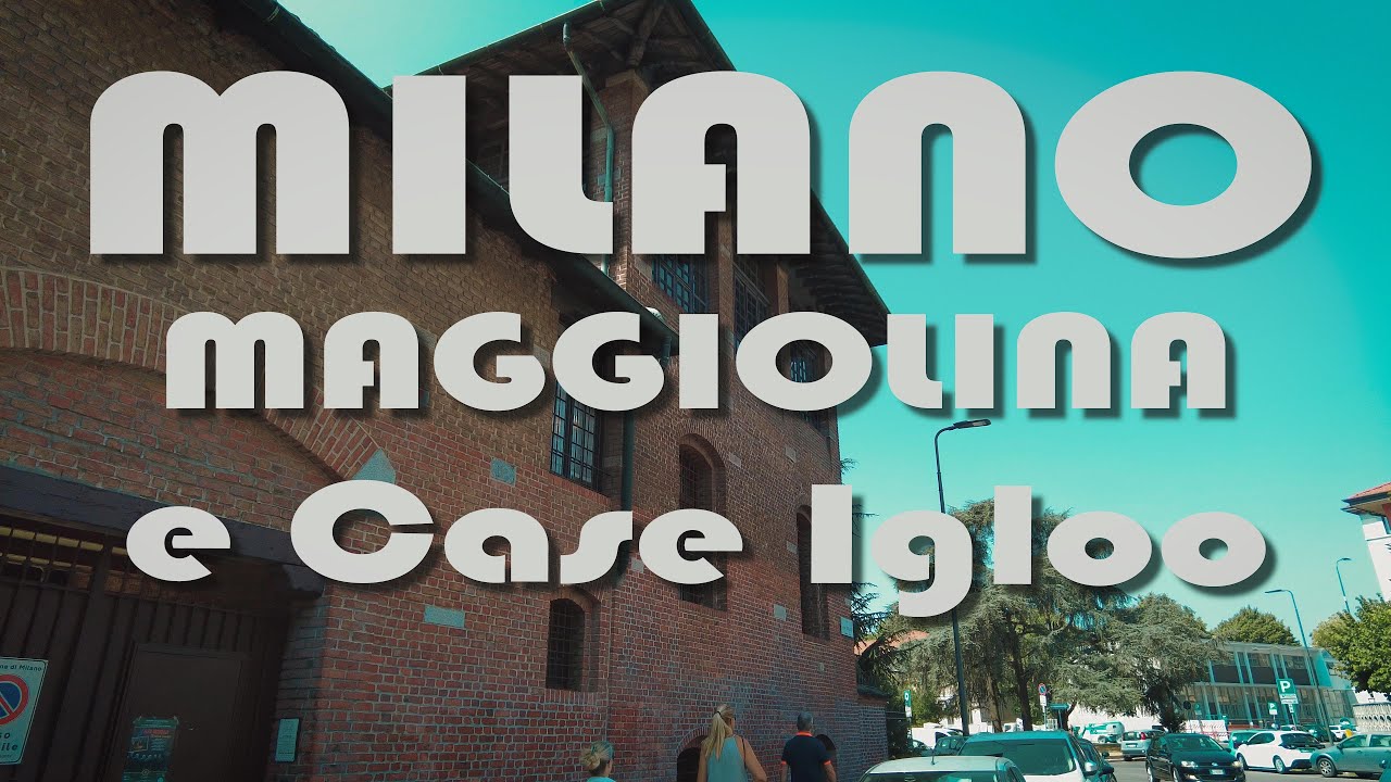 MILANO Visitiamo il quartiere MAGGIOLINA alla scoperta delle case IGLOO e altri edifici storici  🏘🌞