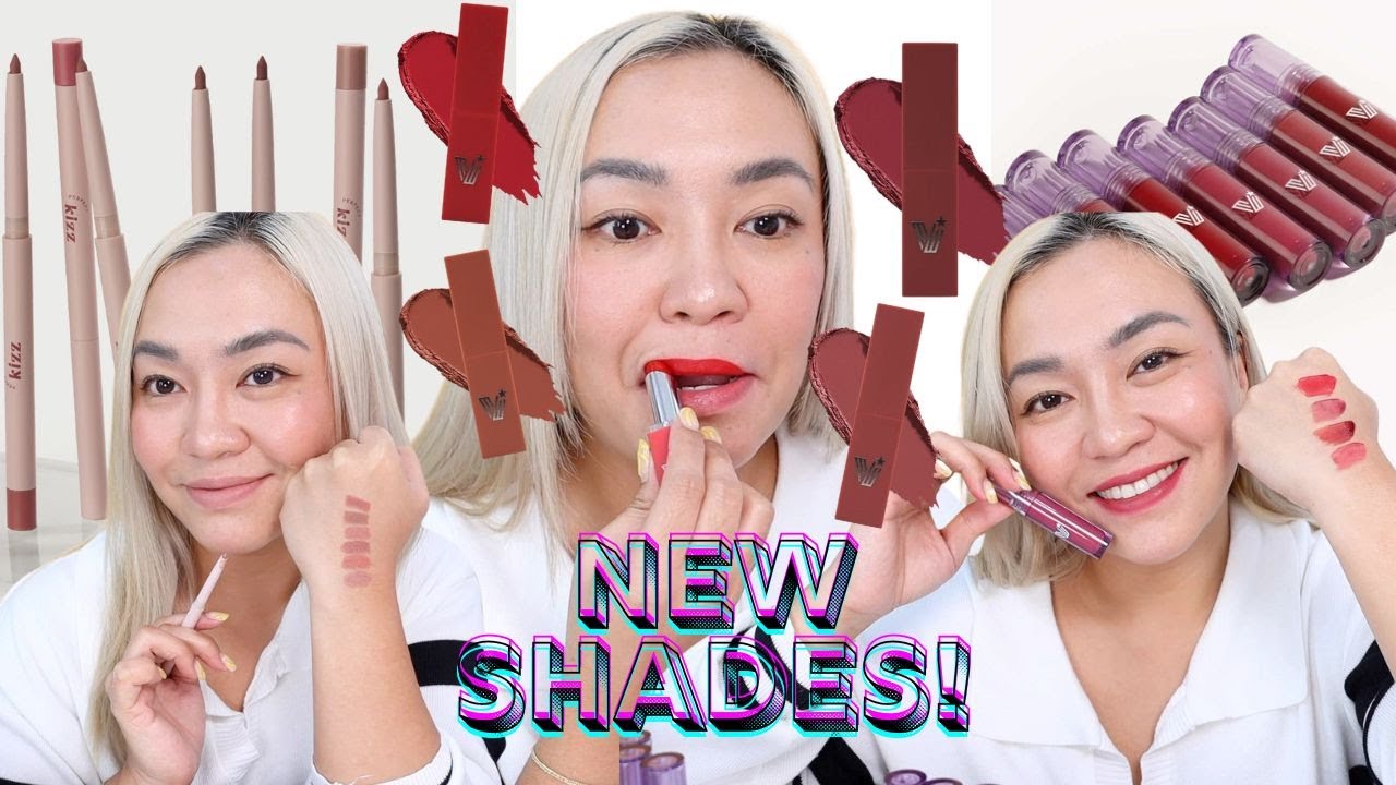 NALOKA AKO SA NEW SHADES NG VICE COSMETICS!!! LIPLINERS, MATTE LIPSTICKS AND SOFT VEIL TINT!