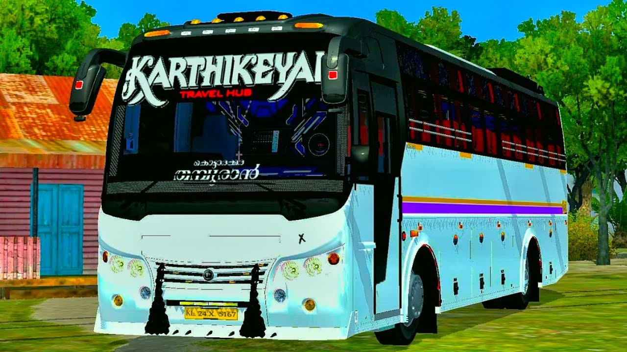 KARTHIKEYAN KERALA TOURIST BUS 4k UHD LIVERY|[ZEDONE BS6 V2 LION KING]MG DESIGN LIVERY|DOWNLOAD NOW