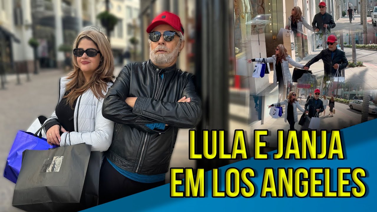 Lula e Janja em Los Angeles