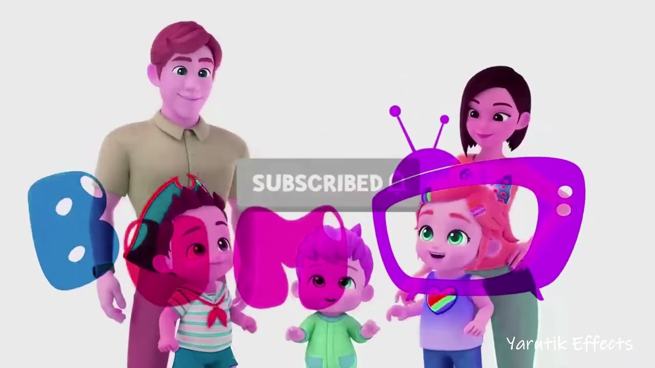 BEBEFINN Subscribe And Bumcheek TV Screen Logo Effects Sponsored By Klasky Csupo 2001 HyperExtended