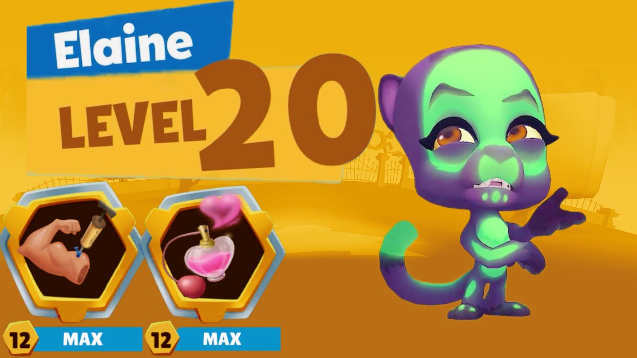 Solo Elaine MAXED LEVEL 20 ZOOBA GAMEPLAY