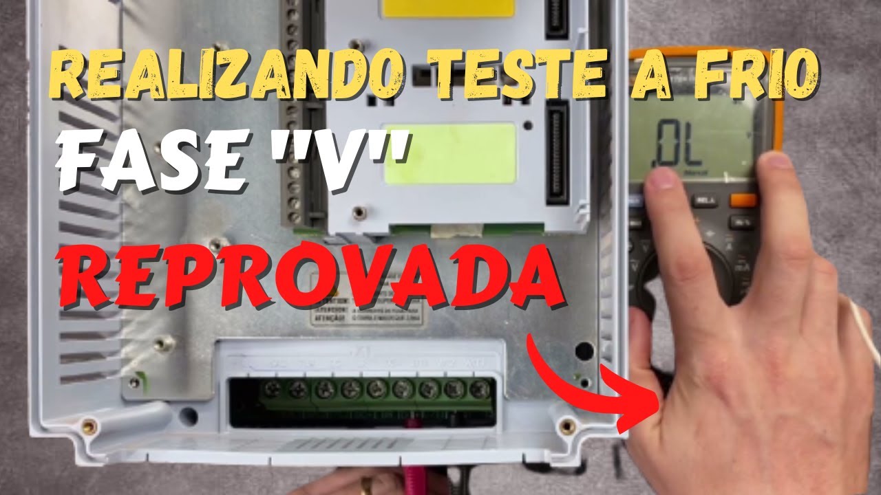 Teste a frio com a fase 