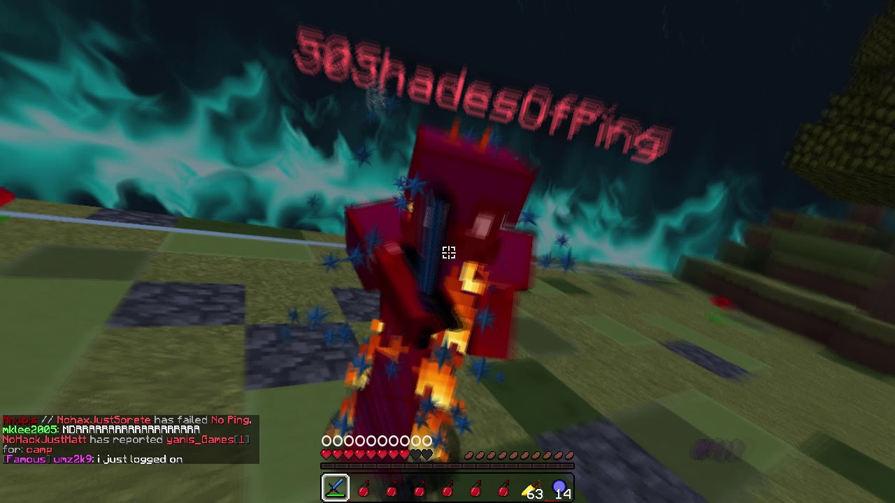 CHEATING ON BADLIONCLIENT 2.0 ft 50ShadesOfPing 14 Potted [360FPS]