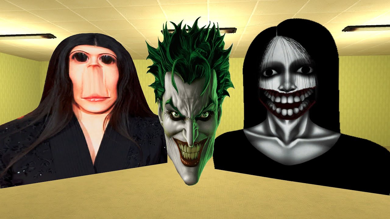 Rosalía Bizcochito, Kuchisake Onna And Joker – Nextbot Chase in Garry’s Mod (Horror)