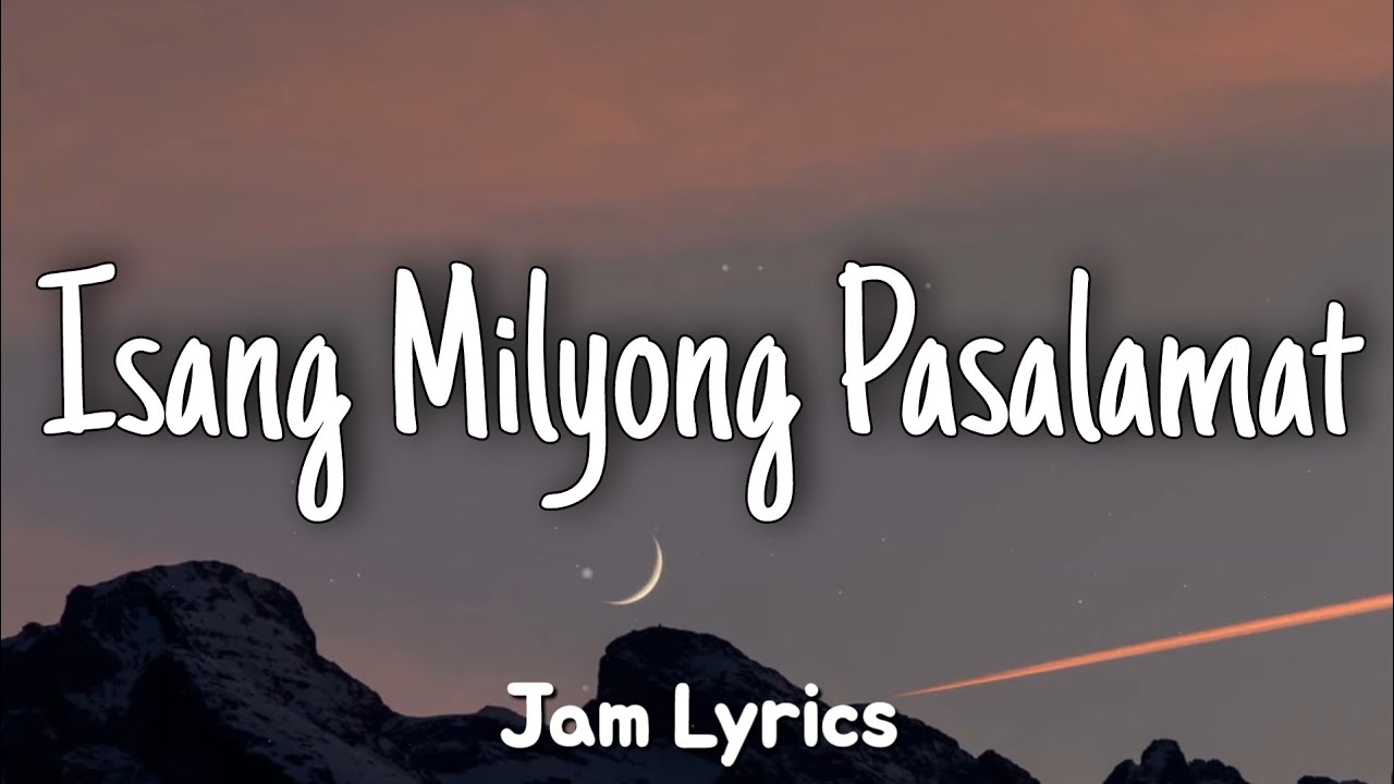 Isang Milyong Pasalamat - Bro. Eli Soriano ✓Lyrics✓