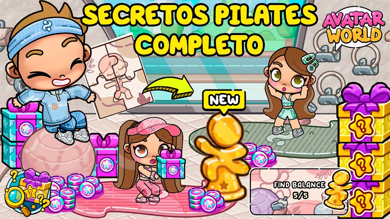 CONSIGUE TODOS los SECRETOS y MONEDAS del PILATES STUDIO ✨ en Avatar World