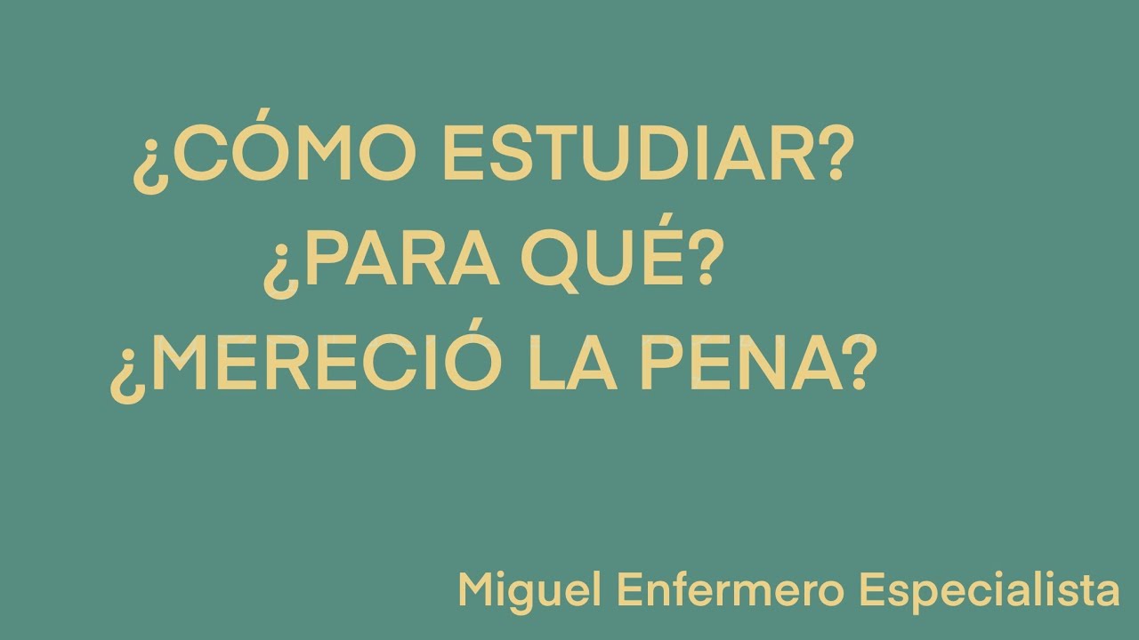 MI EXPERIENCIA AL ESTUDIAR EL EIR!