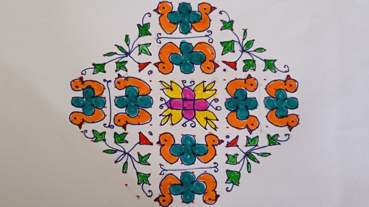 Rangoli 22*5*5 dots