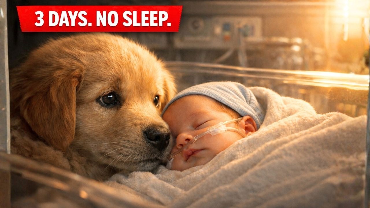 The Paralyzed Baby Hadn't Slept in 3 Days — Then Puppy Did Something That Left Doctors Speechless!