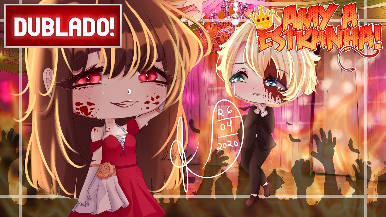 [ DUBLADO ] AMY, A ESTRANHA! | Mini Filme GACHA LIFE