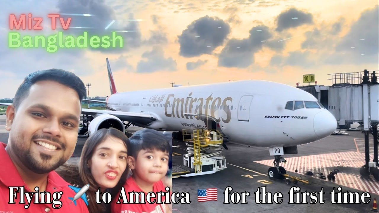 Flying ✈️ to America 🇺🇸 for the first time | My First Day in New York | MiztvBd |
