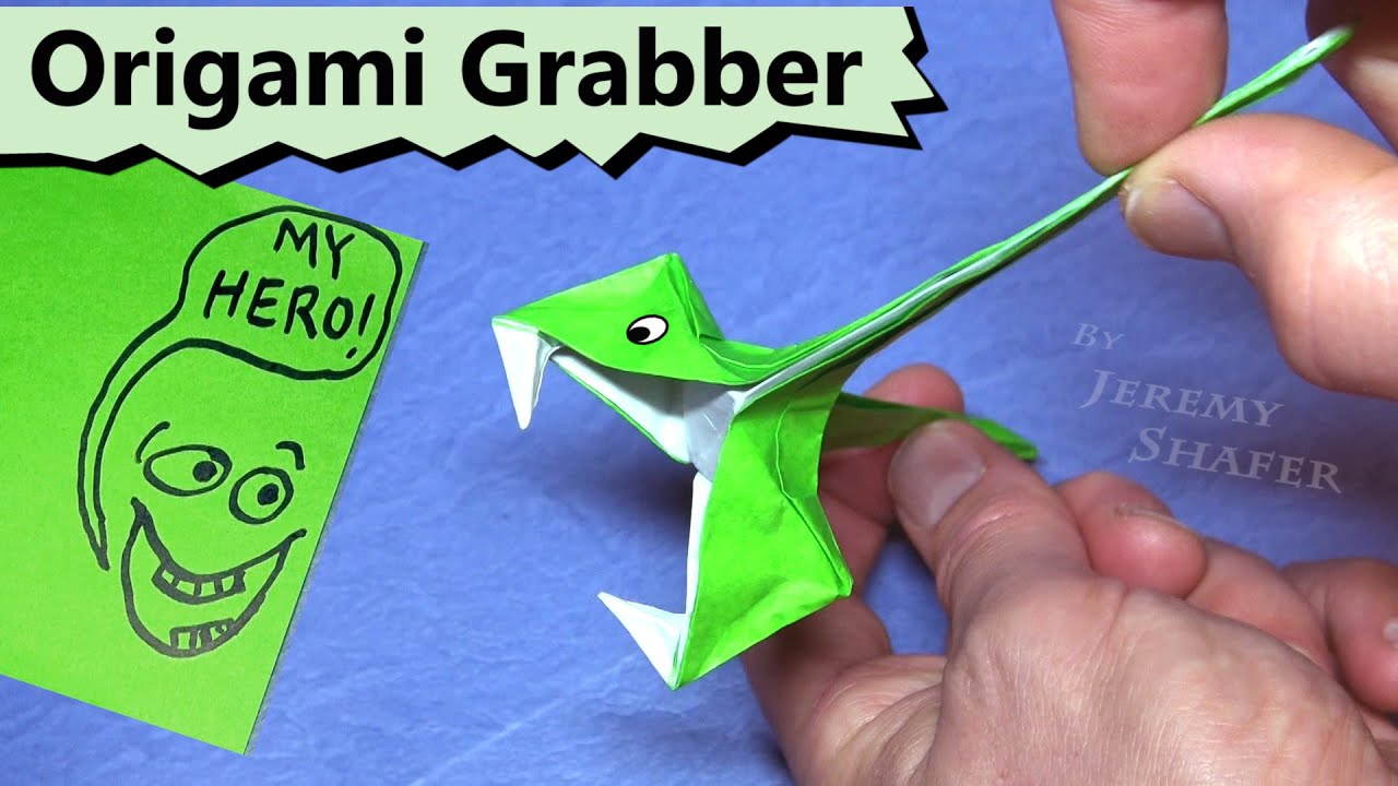 Origami Grabber 🦞 REALLY Grabs!!! 🦀