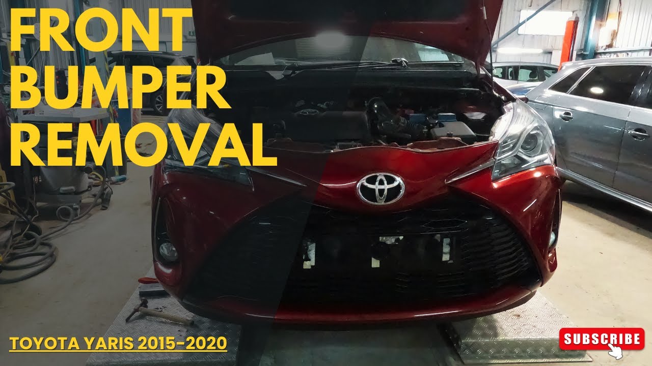 Toyota Yaris 2015-2020 - Front Bumper Removal