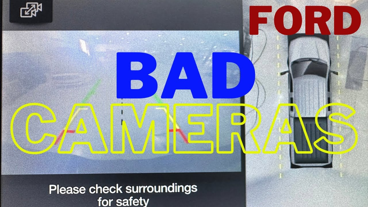 you can't EVEN SEE!! | Ford cameras BLURRY & RECALLED #broken