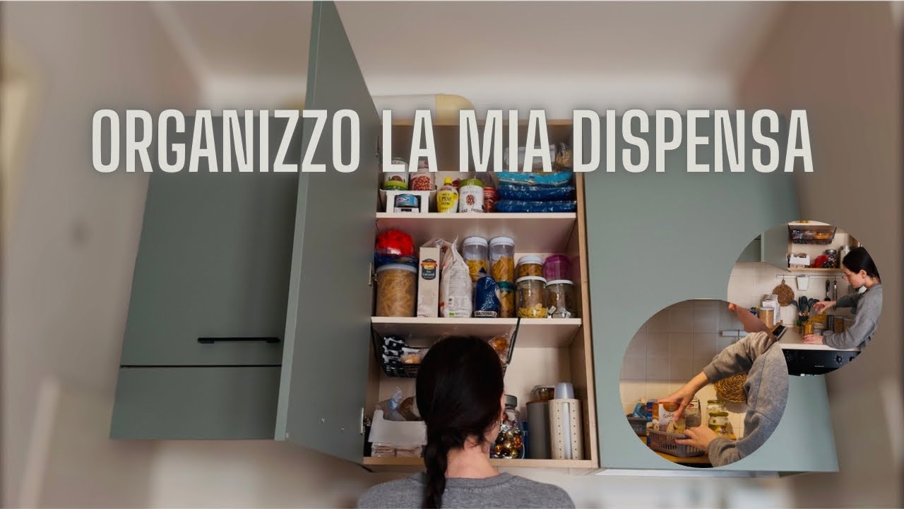 ORGANIZZO E PULISCO LA MIA DISPENSA PARTE 1 | LISTA DELLA SPESA 🥬🥕🥔🍅