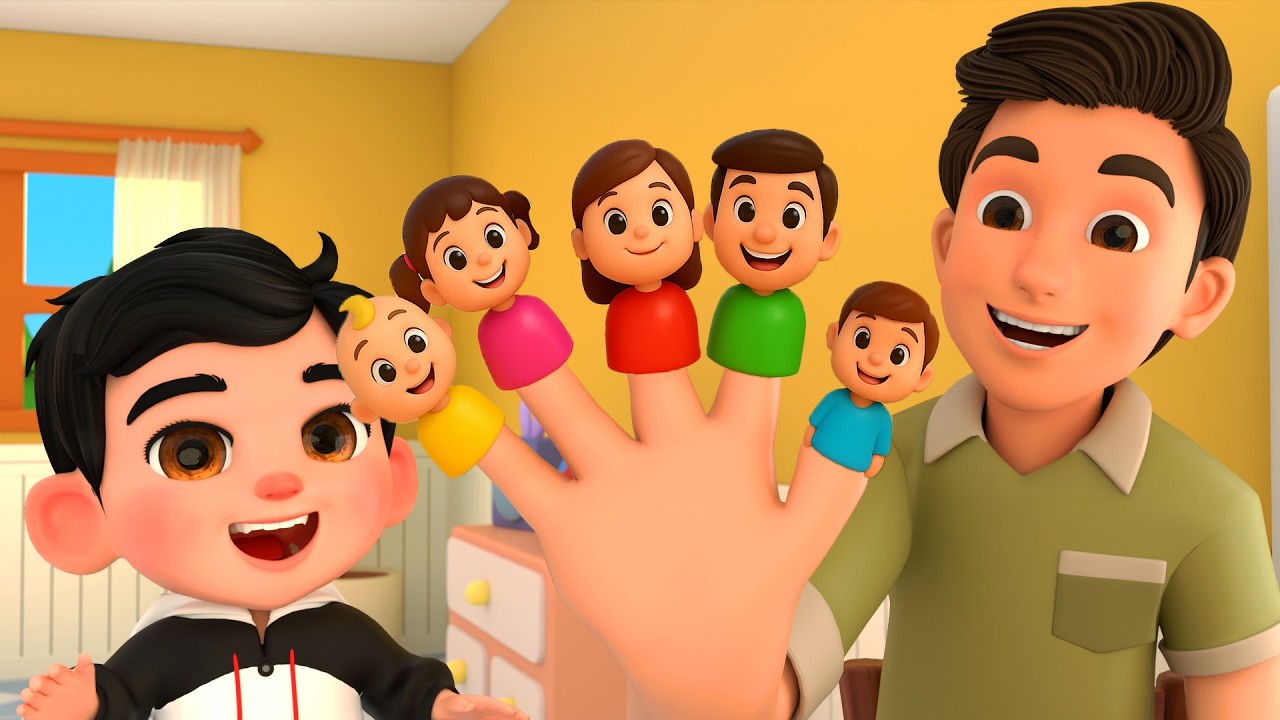 Buntes Lutscher Fingerfamilienlied | Kinderlieder und pädagogische Kindermusik | LuLu LaLa