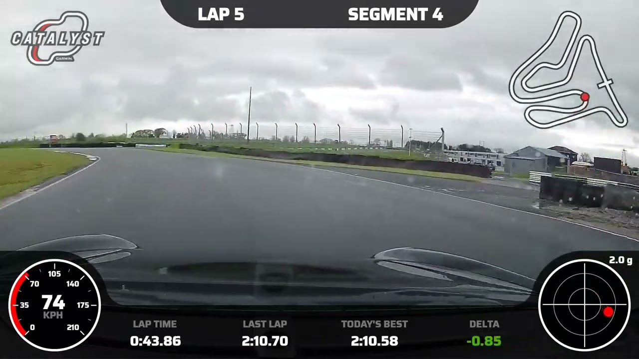 996 MK1 GT3 Mondello Park Porsche Club trackday wet lap with Dave O'Brien