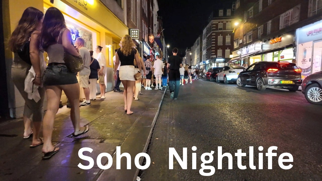 Soho Nightlife on a busy Saturday night