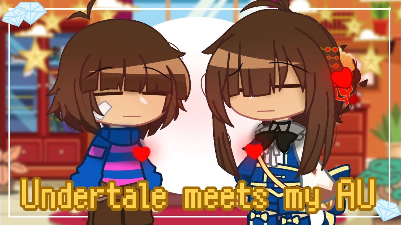 Undertale Frisk meets Under-A-Dream Frisk || Undertale || My AU || Gacha Club ||