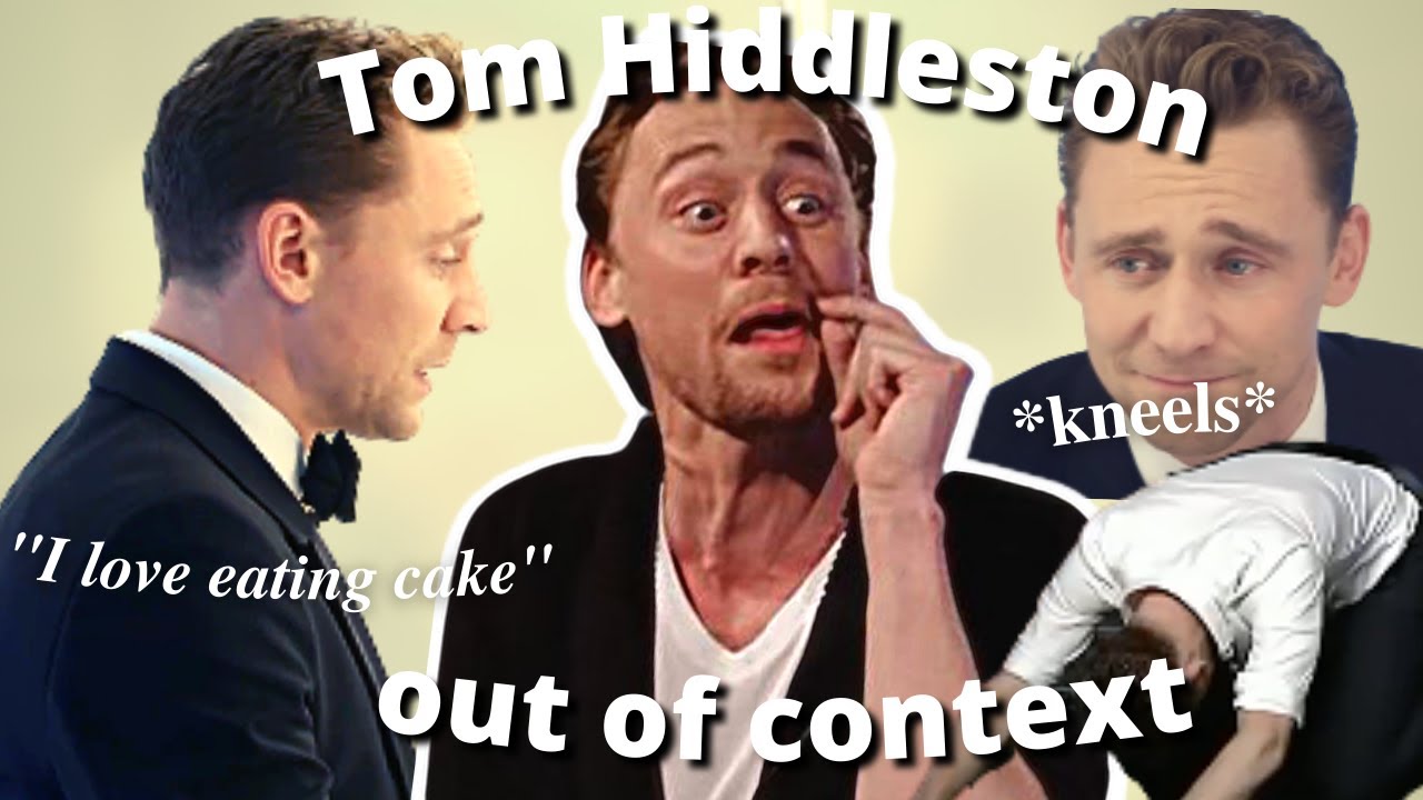 Tom Hiddleston with NO CONTEXT for 3 minutes straight...