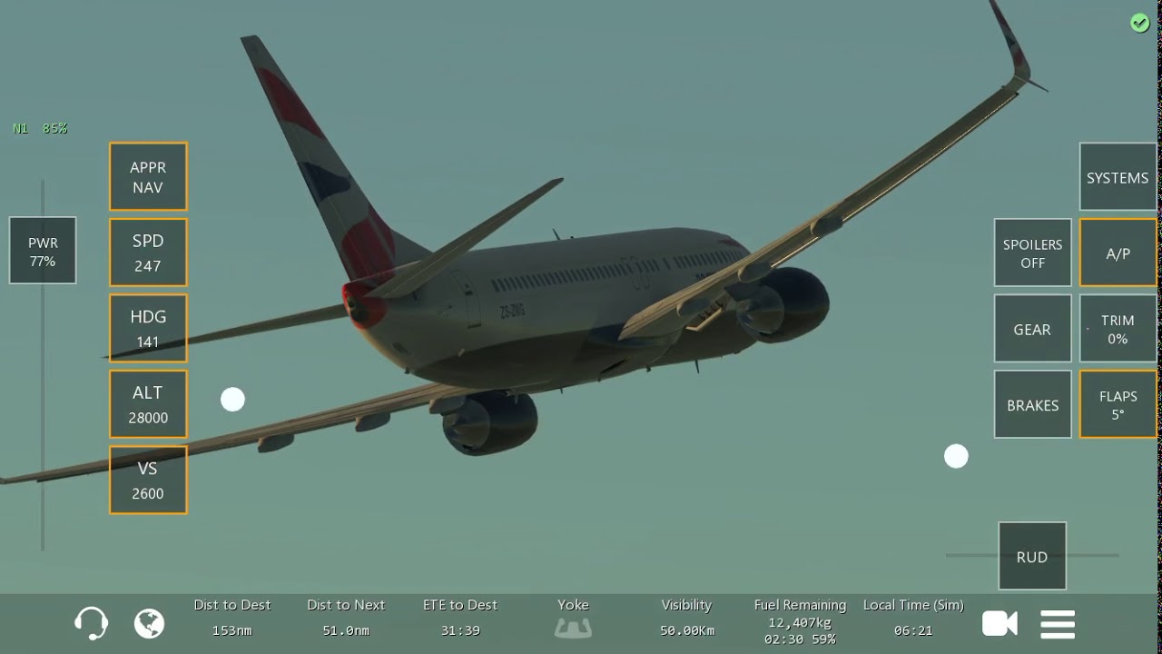Infinite Flight - Manchester to London (Full flight)