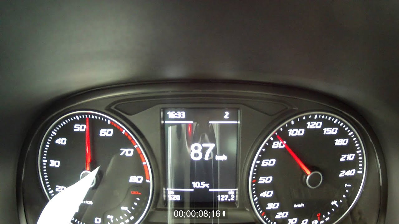 Seat Ibiza 1.0 EcoTSI acceleration (2015)