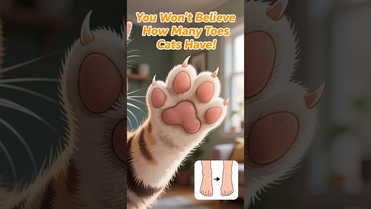 You Won't Believe How Many Toes Cats Have! 